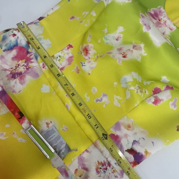 Ralph Lauren Collection Floral Belted Pencil Shift Dress 6 Midi Sleeveless $4K - Picture 10 of 14